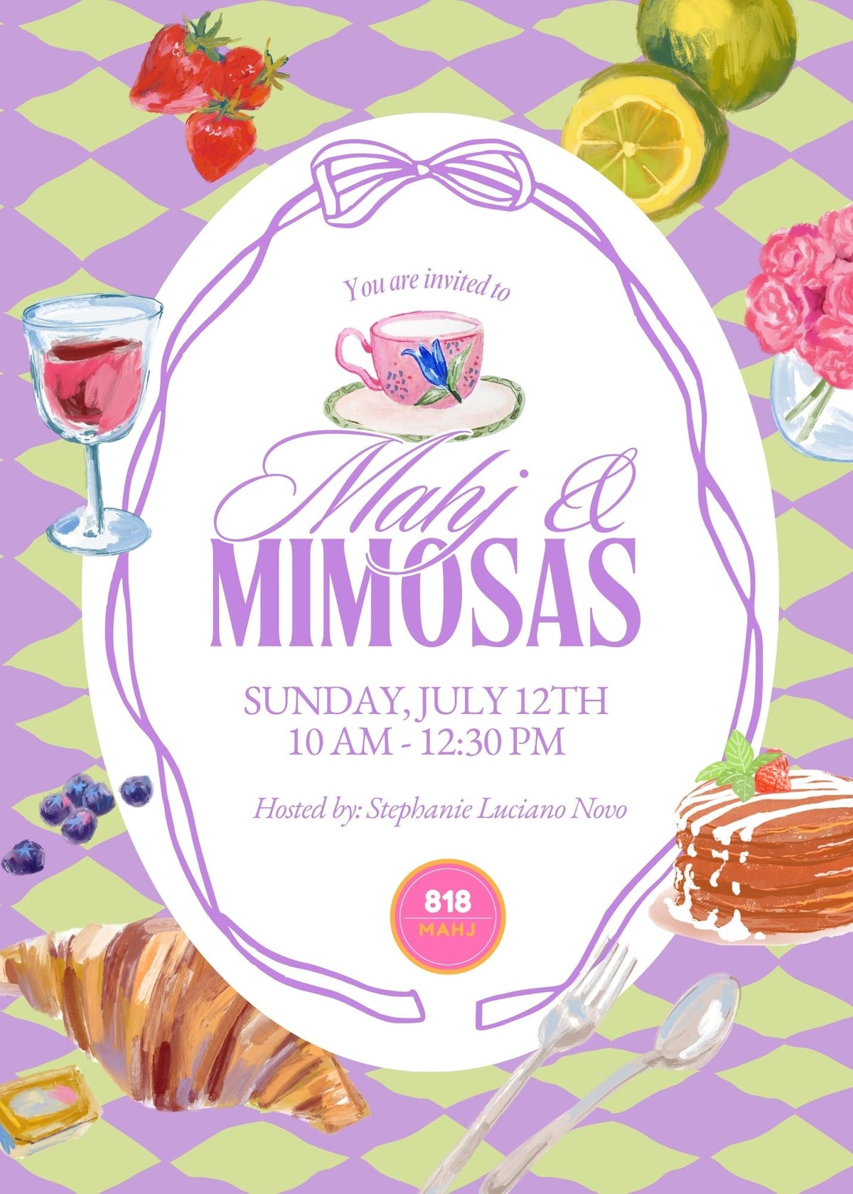 Mahj and Mimosas Brunch - Calabasas 7/12