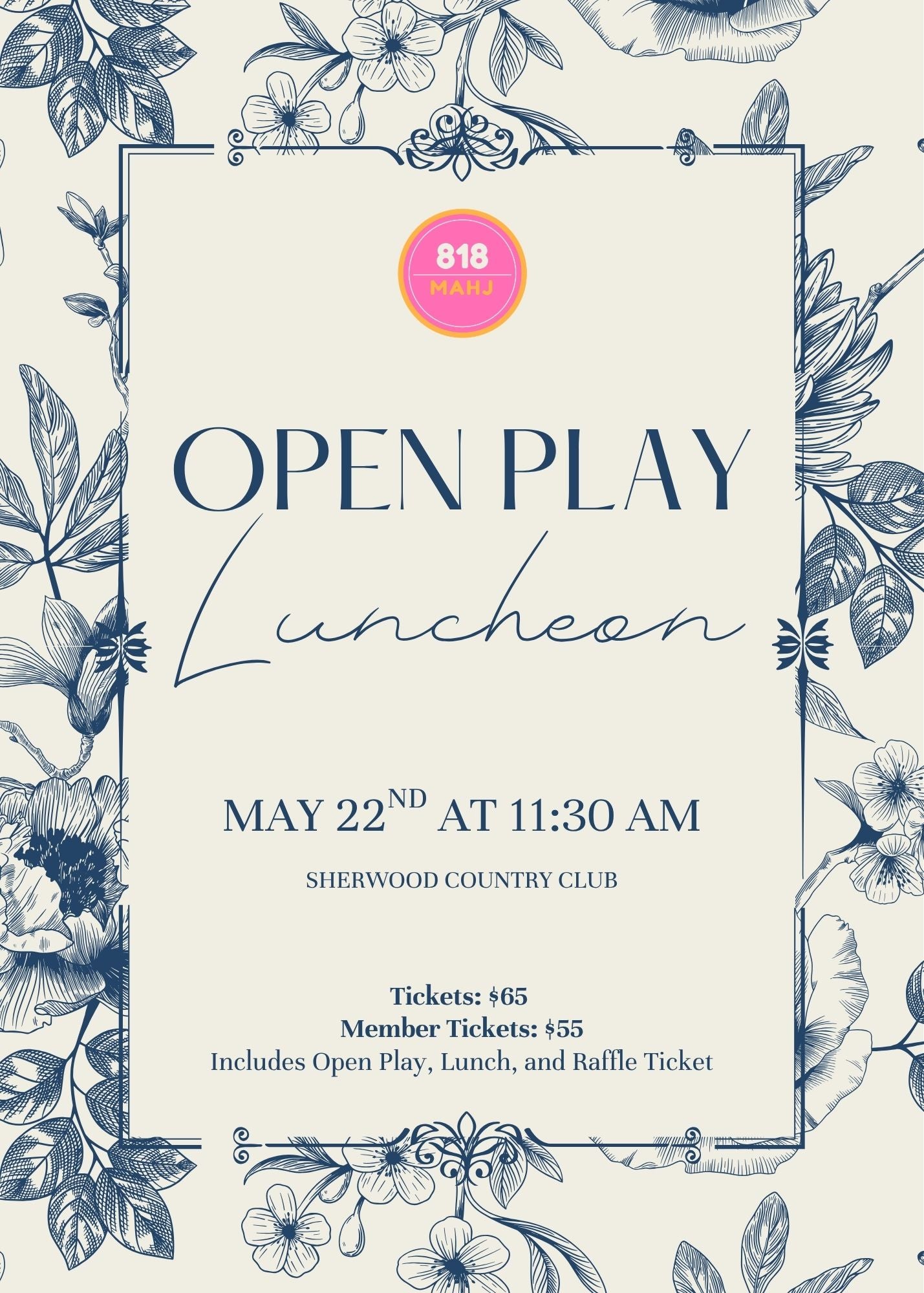 Open Play at Sherwood 5/22