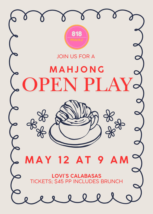 Mahjong Breakfast and Open Play at Lovi's (May 12)