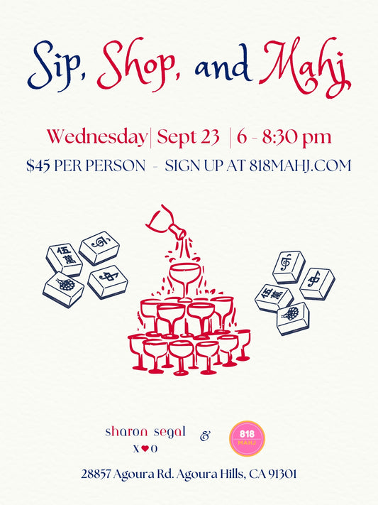 Mahjong Night at Sharon Segal - Whizin Center Agoura 9/23